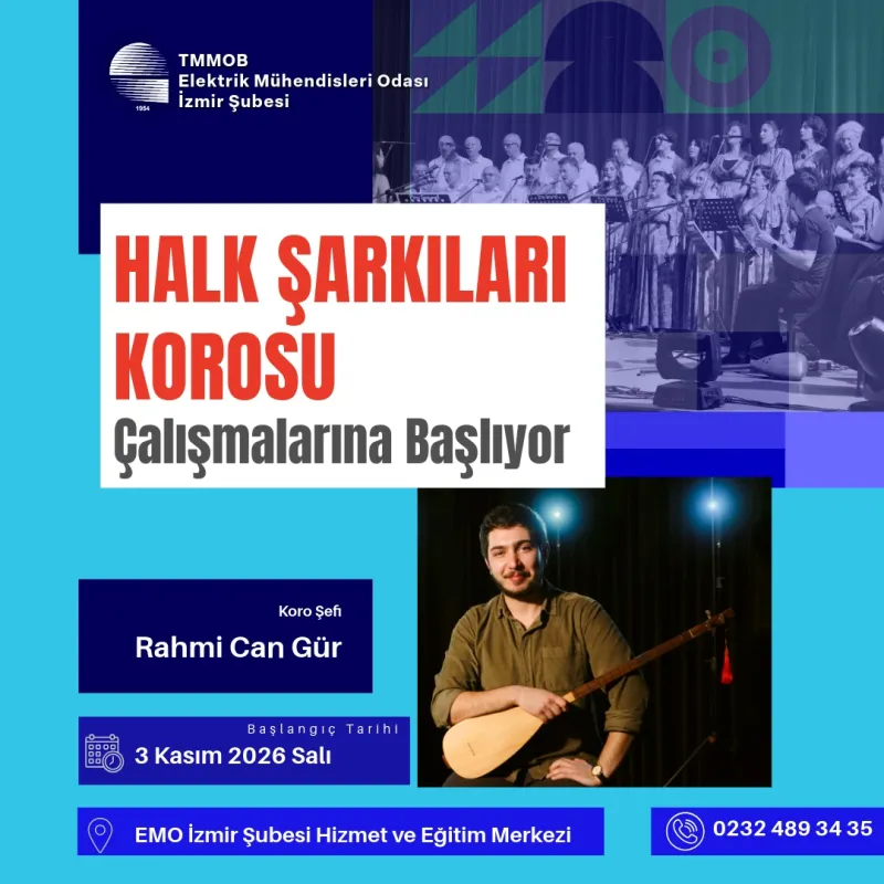 Halk Şarkıları Korosu 2026-2027 Dönemi Başlıyor