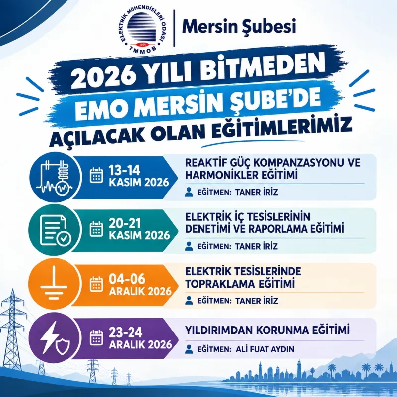 2026 YILI BİTMEDEN SON EĞİTİMLERİMİZ