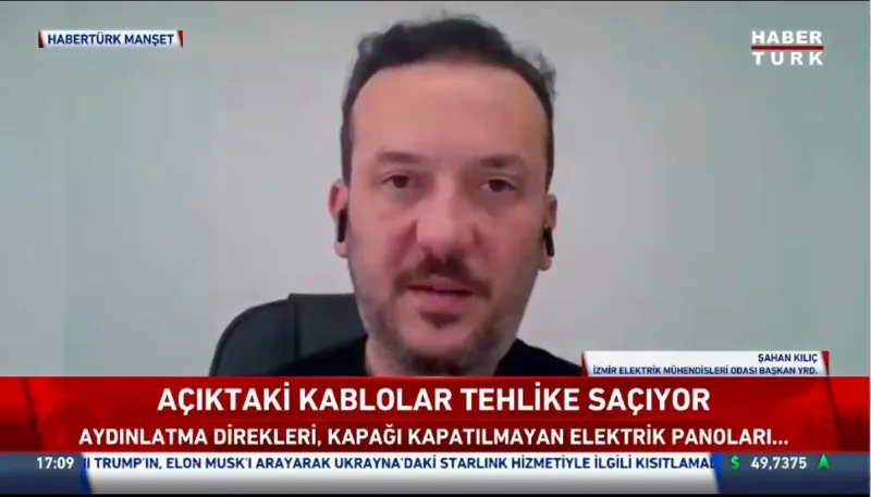 Şahan Kılınç Habertürk Yayınına Katıldı: Sokakta Açıkta Kalan Tesisatlar Dikkat  