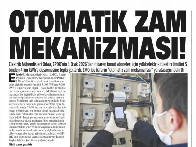 OTOMATİK ZAM MEKANİZMASI! (GAZETE DAMGA, 02.11.2025)