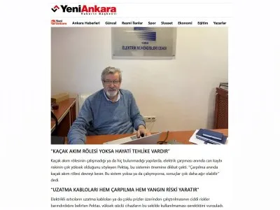 ISINMAK İSTERKEN HAYATINDAN OLDU! BANYODAKİ AKIM CAN ALDI (YENİANKARA.COM.TR, 01.02.2026)