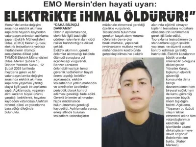 ELEKTRİKTE İHMAL ÖLDÜRÜR
