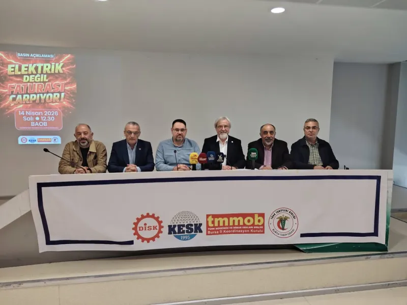 `ELEKTRİK DEĞİL, FATURASI ÇARPIYOR” KONULU BASIN AÇIKLAMASI GERÇEKLEŞTİRİLDİ