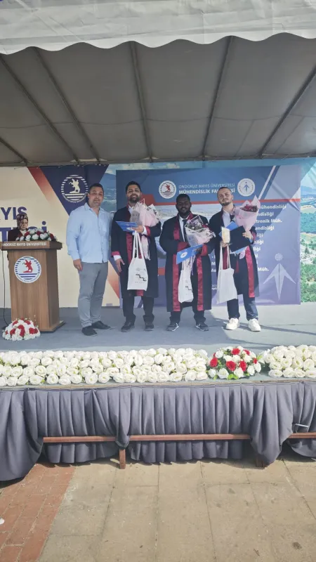 ONDOKUZ MAYIS ÜNİVERSİTESİ VE SAMSUN ÜNİVERSİTESİ ELEKTRİK-ELEKTRONİK MÜHENDİSLİĞİ BÖLÜMÜ MEZUNİYET TÖRENİNE KATILDIK