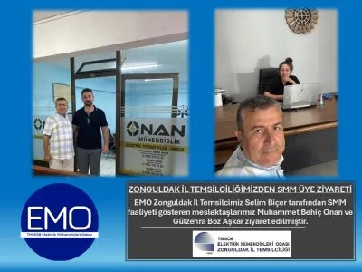 ZONGULDAK İL TEMSİLCİLİĞİMİZDEN SMM ÜYE ZİYARETİ