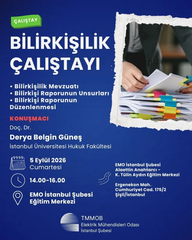 BİLİRKİŞİLİK ÇALIŞTAYI