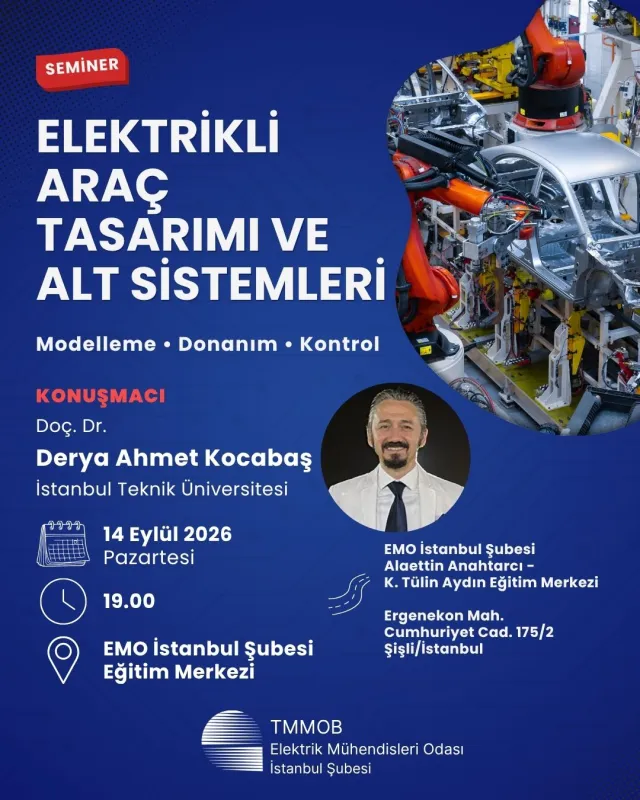 ELEKTRİKLİ ARAÇ TASARIMI VE ALT SİSTEMLERİ SEMİNERİ