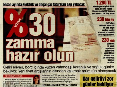ELEKTRİK ZAMMI ÇARPACAK (NEFES GAZETESİ, 28.03.2026)