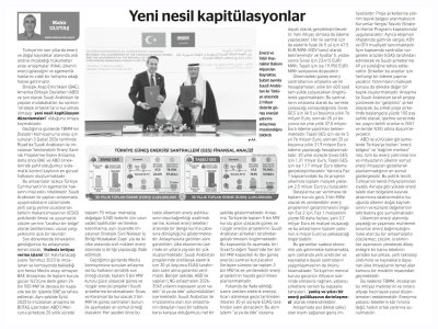 MAHİR ULUTAŞ YAZDI: YENİ NESİL KAPİTÜLASYONLAR (BİRGÜN GAZETESİ, 07.05.2026)