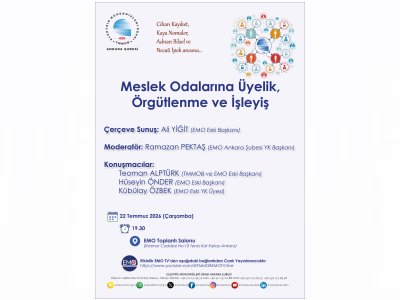 “MESLEK ODALARINA ÜYELİK, ÖRGÜTLENME VE İŞLEYİŞ” BAŞLIKLI SÖYLEŞİ VE EDEBİYATÇI ÜYELERİMİZLE İMZA GÜNÜ DÜZENLENİYOR