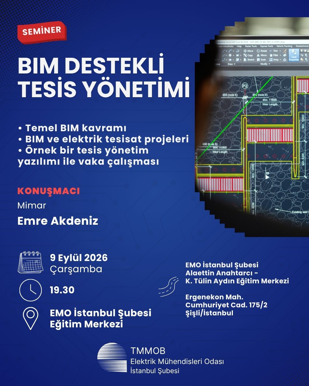 BIM DESTEKLİ TESİS YÖNETİMİ SEMİNERİ