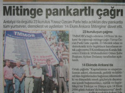 6 EKİM TMMOB MİTİNGİ_BASINDAN GÖRÜNÜMLER