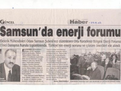 SAMSUN'DA ENERJİ FORUMU