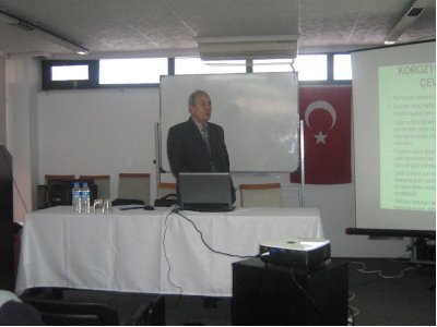 ŞUBEMİZ EĞİTİM ETKİNLİKLERİ ÇERÇEVESİNDE MİSEM KAPSAMINDA "KATODİK KORUMA SEMİNERİ" Nİ GERÇEKLEŞTİRDİ.