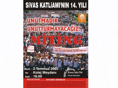 SİVAS KATLİAMI'NIN YIL DÖNÜMÜ