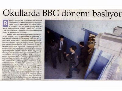 OKULLARDA BBG DÖNEMİ BAŞLIYOR (ZAMAN SEKTÖREL, 28.08.2007)