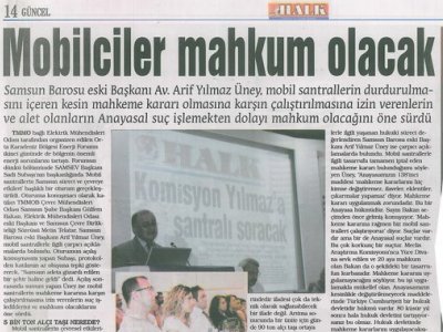 MOBİLCİLER MAHKUM OLACAK