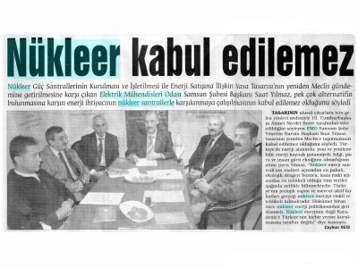 NÜKLEER KABUL EDİLEMEZ