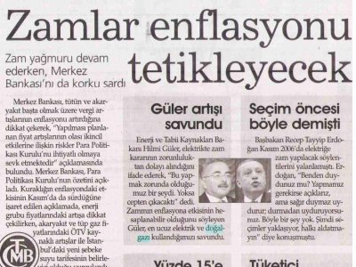 TÜKETİCİ KAZ DEĞİL (YENİÇAĞ, 28.12.2007)