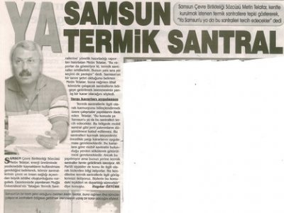 YA SAMSUN YA TERMİK SANTRAL