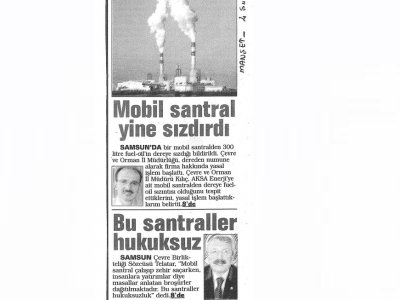 BU SANTRALLAR HUKUKSUZ