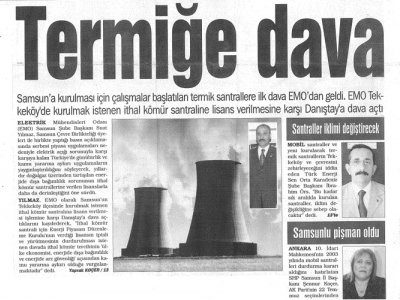 TERMİĞE DAVA