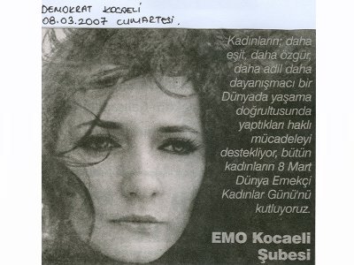 8 MART DÜNYA EMEKÇİ KADINLAR GÜNÜ