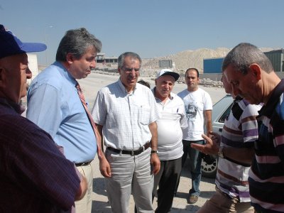 TEGA GREVİNDEKİ İŞÇİLERE EMO ANKARA ŞUBESİNDEN DESTEK ZİYARETİ