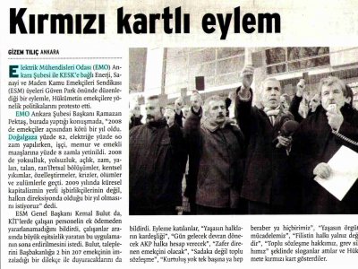 EMO VE KESKTEN HÜKÜMETE KIRMIZI KART (BİRGÜN, 31.12.2008)