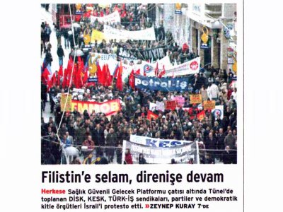 ORTADOĞU'NUN ŞIMARIK ÇOCUĞU KARŞISINDA SESSİZ KALMAYALIM (BİRGÜN, 8.1.2009)