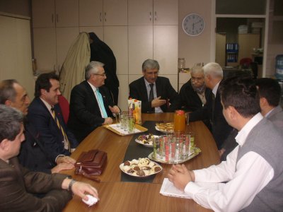 KOCAELİ BÜYÜKŞEHİR BELEDİYE BAŞKAN ADAYI SEFA SİRMEN ŞUBEMİZİ ZİYARET ETTİ