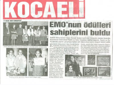 RESİM VE ÖYKÜ YARIŞMASI ÖDÜL TÖRENİ