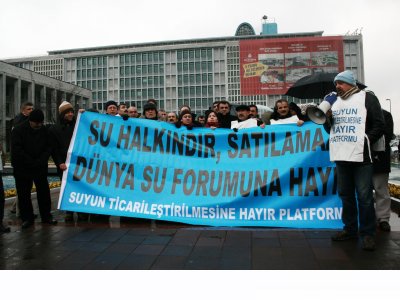 SUYUN TİCARİLEŞTİRİLMESİNE HAYIR PLATFORMU BASIN AÇIKLAMASI