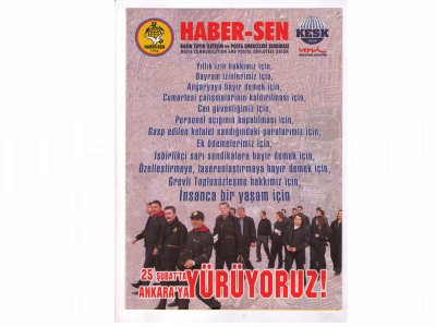 HABER-SEN ÜYELERİ HAKLARI İÇİN YÜRÜDÜ
