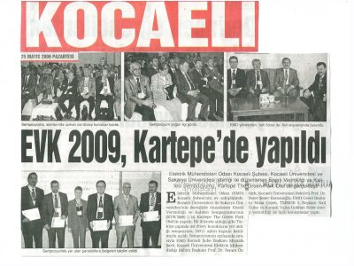 EVK' 2009 SEMPOZYUMU YAPILDI