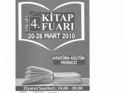 4. ANKARA KİTAP FUARI DÜZENLENİYOR