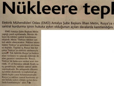 NÜKLEER'E TEPKİ (HÜRSES-05.08.2010)