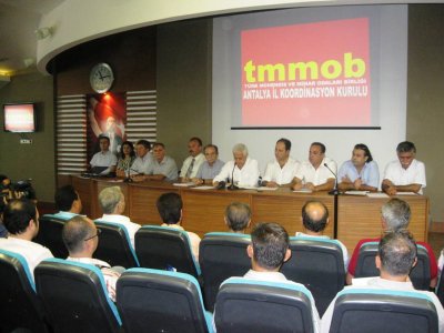 TÜRK MÜHENDİS VE MİMARLAR ODALARI BİRLİĞİ ANTALYA İL KORDİNASYON KURULU " ANAYASA DEĞİŞİKLİĞİNE HAYIR DİYOR" KONULU BASIN AÇIKLAMASINA KATILIM SAĞLADIK.