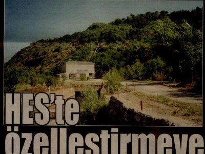 HES'TE ÖZELLEŞTİRMEYE DEVAM (CUMHURİYET AKDENİZ-03.08.2010)