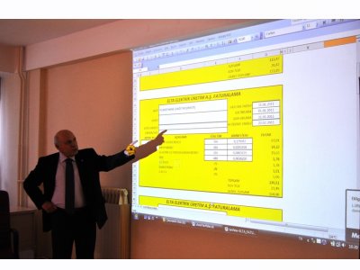 DENİZLİ ŞUBEMİZDE ELEKTRİK TARİFELERİ KONULU BİLGİLENDİRME TOPLANTISI YAPILDI.