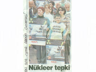 NÜKLEER TEPKİ(ARENA GAZETESİ-15.04.2011)