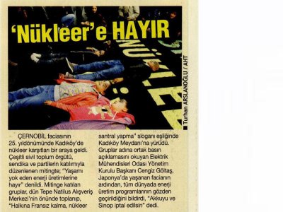 NÜKLEER`E HAYIR (25 NİSAN 2011 - HABERTÜRK)