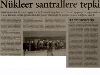 NÜKLEER SANTRALLERE TEPKİ (HÜRSES-23.04.2011)