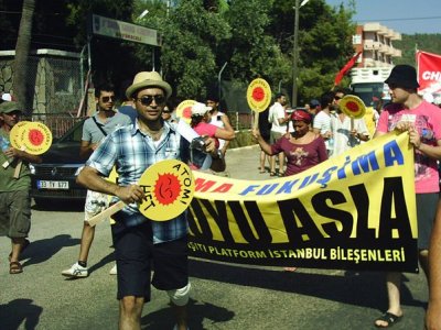 NÜKLEER KARŞITI PLATFORM İSTANBUL BİLEŞENLERİ AKKUYU’DAYDI