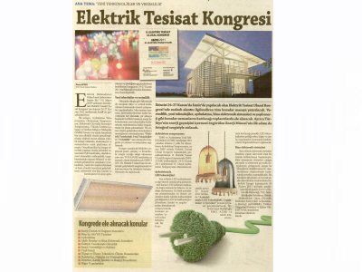 ELEKTRİK TESİSAT KONGRESİ - 04.10.2011 - CUMHURİYET ENERJİ
