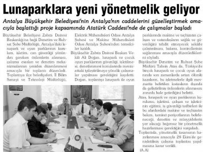 LUNAPARKLARA YENİ YÖNETMELİK GELİYOR (AKDENİZDE YENİ YÜZYIL-14.10.2011)