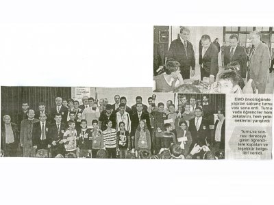 SATRANÇ TURNUVASINDA MİNİKLER ÖDÜLLERİNİ ALDI