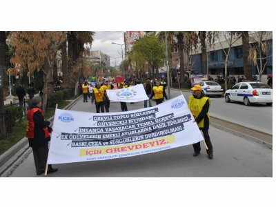 ELEKTRİK MÜHENDİSLERİ ODASI DENİZLİ ŞUBESİ`NDEN TTB VE KESK`İN GREVİNE DESTEK