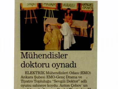 MÜHENDİSLER DOKTORU OYNADI (HABERTÜRK ANKARA, 10.01.2012)