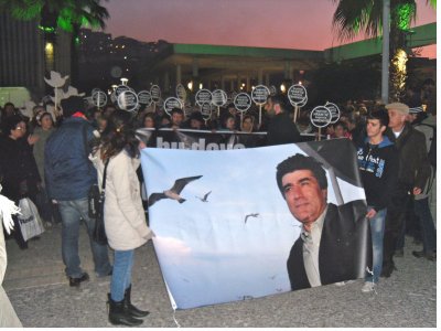 HRANT DİNK ÖLÜM YILDÖNÜMÜNDE ANILDI: `BU DAVA BÖYLE BİTMEZ`